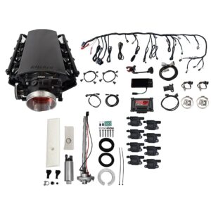 78702 Ultimate LS 500 HP EFI System With Short Cathedral Intake, Transmission Control, Go Fuel In-Tank Regulated Pump 340 LPH & Go Spark LS3 Style Coil 8 Pack Master Kit