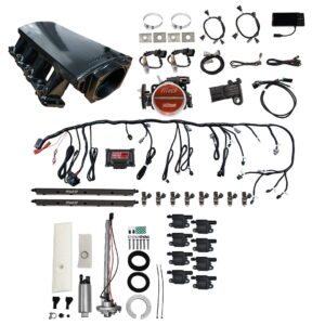 78714 Ultimate LS 750 HP EFI System With Short LS3 Port Intake, Transmission Control, Go Fuel In-Tank Regulated Pump 340 LPH & Go Spark LS3 Style Coil 8 Pack Master Kit