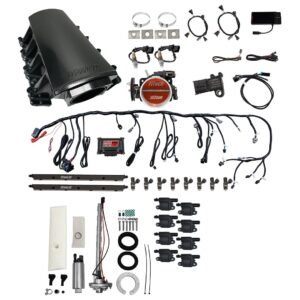 78717 Ultimate LS 750 HP EFI System With Short LS7 Port Intake, Go Fuel In-Tank Regulated Pump 340 LPH & Go Spark LS3 Style Coil 8 Pack Master Kit