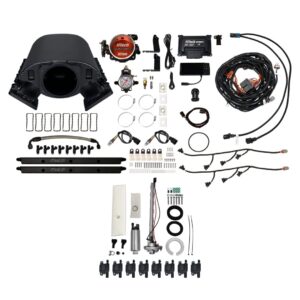 78790 Ultimate Rebel LS 750 HP EFI System With Short Cathedral Intake, Go Fuel In-Tank Regulated Pump 340 LPH & Go Spark LS3 Style Coil 8 Pack Master Kit