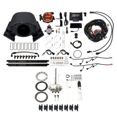 78890 Ultimate Rebel LS 750 HP EFI System With Short Cathedral Intake, Go Fuel In-Tank 340 LPH Fuel Pump Returnless Module With 2 Inch Fill & Go Spark LS3 Style Coil 8 Pack Master Kit