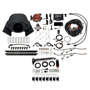79693 Ultimate Rebel LS 1000 HP EFI System With Short Cathedral Intake, Transmission Control, In Tank Pump Module, Go Fuel Regulator, & Go Spark LS3 Style Coil With LED 8 Pack Master Kit
