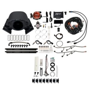 79790 Ultimate Rebel LS 750 HP EFI System With Short Cathedral Intake, Go Fuel In-Tank Regulated Pump 340 LPH & Go Spark LS3 Style Coil With LED 8 Pack Master Kit