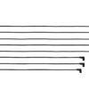 90013 Go Spark Ceramic Spark Plug Wire Kit, 8mm Premade, SBC (Around Front) HEI Dist End 90/90