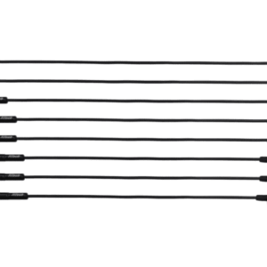 90016 Go Spark Ceramic Spark Plug Wire Kit, 8mm Premade, SBC (OVC) HEI Dist End 90/Str