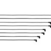 90018 Go Spark Ceramic Spark Plug Wire Kit, 8mm Premade, SBC (UH) Dragster HEI Dist End 90/90