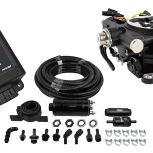 93102 Go EFI 4 System (Black Finish) Master Kit w/ Inline Fuel Pump, w/CDI box
