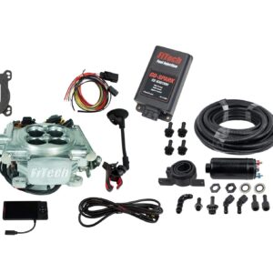 93106 Go EFI 4 600 HP Power Adder Bright Aluminum EFI System With Inline Fuel Delivery Master Kit & Go Spark CDI Box