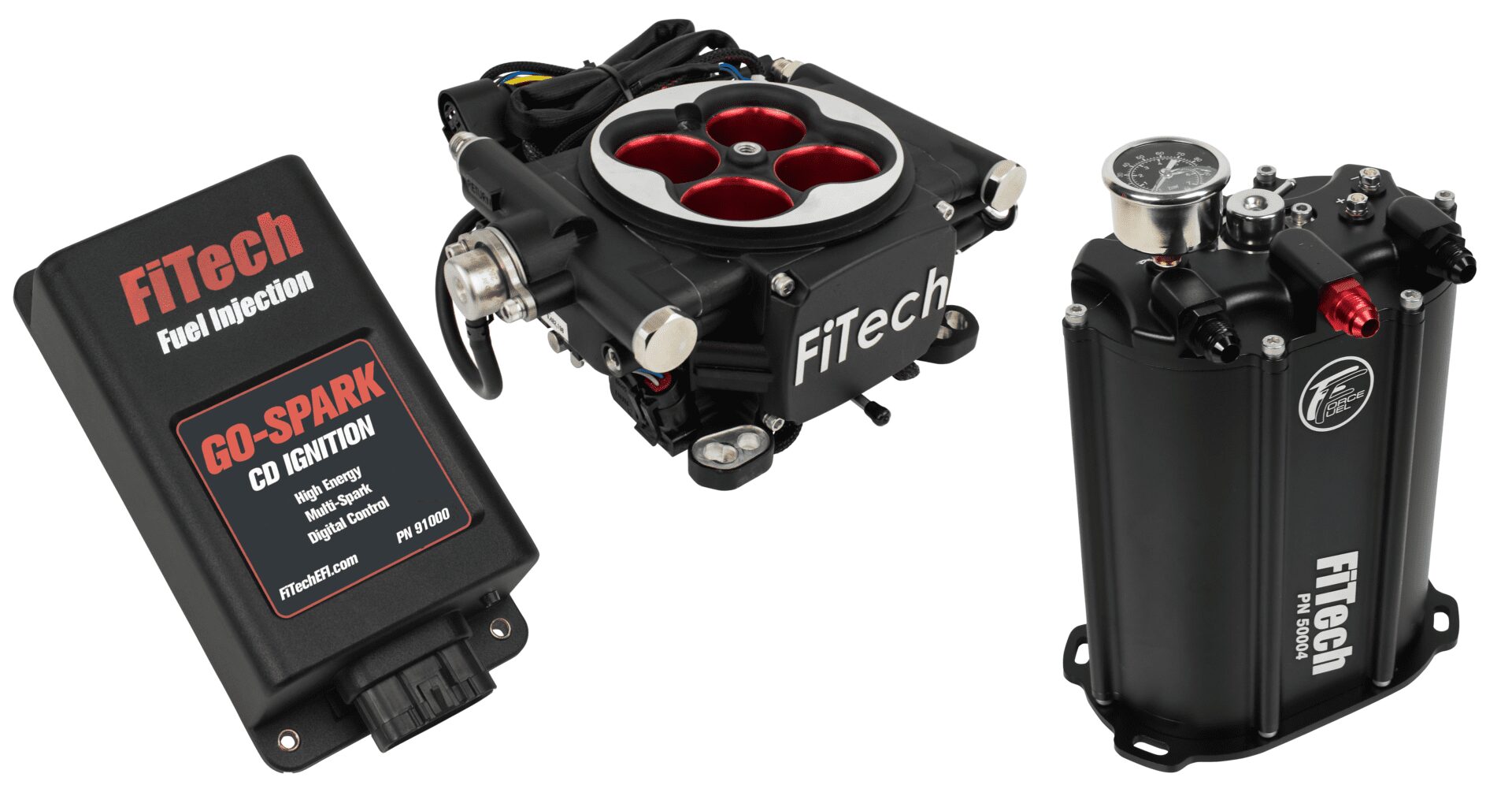 93504 Go EFI 4 System (Power Adder) Master Kit w/ Force Fuel, Fuel Delivery System, w/CDI box
