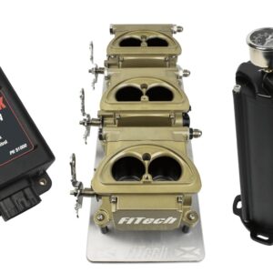 93510 Go EFI 3×2 Tri Power EFI Classic Gold External ECU, w/ Force Fuel, Fuel Delivery System, w/CDI box