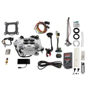96201 Go EFI 4 600 HP Bright Aluminum EFI System With Go Fuel 340 LPH In-Tank & Go Spark CDI Box Master Kit