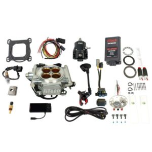 96413 Go EFI 8 1200 HP Bright Aluminum Finish System With Go Fuel Dual Pump In-tank Module, Go Spark CDI Box, and Regulator Master Kit