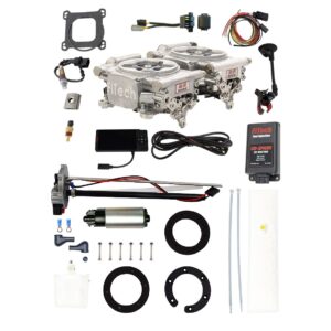 96461 Go EFI 2×4 625 HP Bright Aluminum EFI System With Go Fuel In-Tank Fuel Pump 600 HP Module & Go Spark CDI Box Master Kit