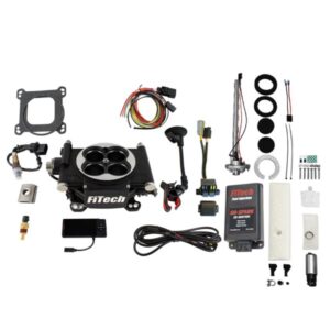 96502 Go EFI 4 600 HP Matte Black EFI System With Go Fuel In-Tank Regulated Pump 255 LPH & Go Spark CDI Box Master Kit