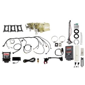 96533 Go EFI 3×2 Tri Power 600 HP Classic Gold EFI System With Go Fuel In-Tank & Go Spark CDI Box Master Kit