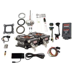 96764 Go EFI 2×4 1200 HP Matte Black EFI System With Go Fuel In-Tank 340 LPH Fuel Pump Returnless Module & Go Spark CDI Box Master Kit