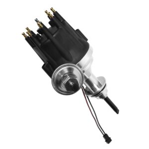 99010 FiTech Go Spark Distributor, Chrysler 273-360 LA Mech & Vac Tab Lock – 2 WIRE MAG