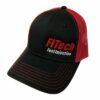 A1BRH FiTech Black & Red Snap Back Hat