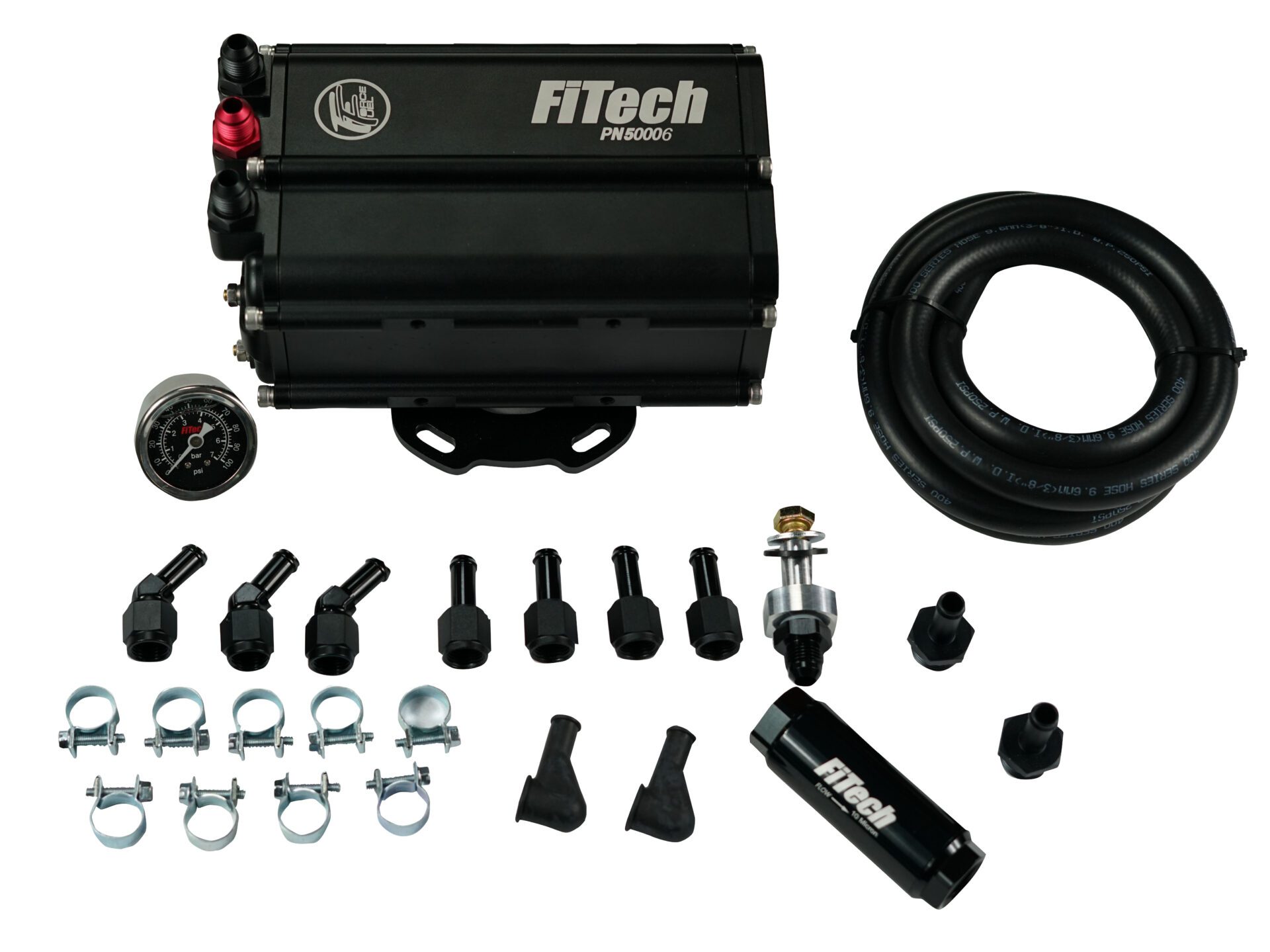 93559 Go EFI 2 Barrel 400 HP Classic Gold EFI System With Force Fuel Mini Delivery Master Kit & Go Spark CDI Box - Image 3