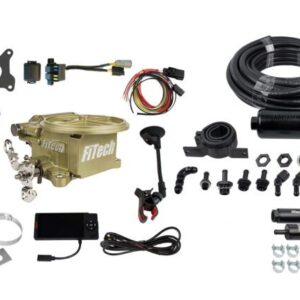 31091 Go EFI 2 Barrel 400 HP Classic Gold EFI System With Inline Fuel Delivery Master Kit