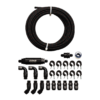 51008 PTFE, Stainless Steel Hose Kit, Black Covering, 40ft w/ 10 Micron Filter and Check Valve