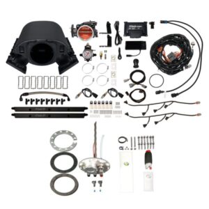 76389 Ultimate Rebel LS 500 HP EFI System With Short Cathedral Intake, Transmission Control & Go Fuel In-Tank 340 LPH Fuel Pump Returnless Module With 2 Inch Fill Master Kit