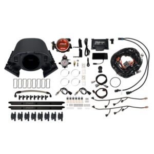 78091 Ultimate Rebel LS 750 HP EFI System With Short Cathedral Intake, Transmission Control & LS3 Coil Pack Set