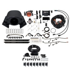 78189 Ultimate Rebel LS 500 HP EFI System With Short Cathedral Intake, Transmission Control, Inline Hose Kit & LS3 Coil Pack Set