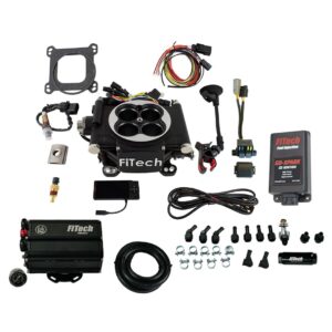 93552 Go EFI 4 600 HP Matte Black EFI System With Force Fuel Mini Delivery Master Kit & Go Spark CDI Box