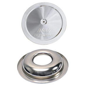 42000 FiTech Chrome Air Filter Drop Base & Top