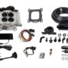31001 Go EFI 4 600 HP Bright Aluminum EFI System With Inline Fuel Delivery Master Kit