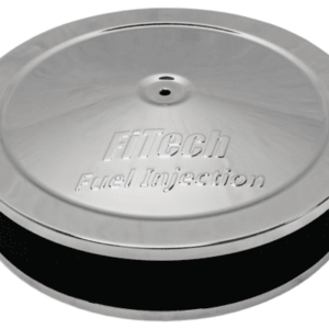 42200 FiTech Chrome 2 Inch Tall Air Filter Assembly With Hardware