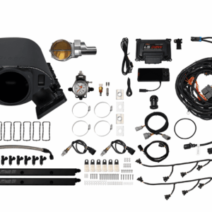 70089DBWSBNP Ultimate Rebel LS 500 HP EFI System Short Cathedral Intake DBW Brilliant Billet 92mm TB With Trans Control No Pedal
