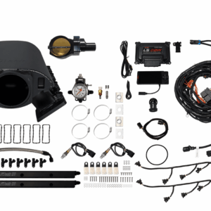 70090DBWBBNP Ultimate Rebel LS 750 HP EFI System Short Cathedral Intake DBW Black Billet 102mm TB No Pedal