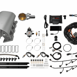 73072DBWSBNP Ultimate Rebel Satin Short LS1 500 HP EFI System Short Cathedral Intake DBW Brilliant Billet 92mm TB With Trans control No Pedal