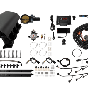 73091DBWBBNP Ultimate Rebel Black Tall LS1 500 HP EFI System Tall Cathedral Intake DBW Black Billet 92mm TB Without Trans Control No Pedal