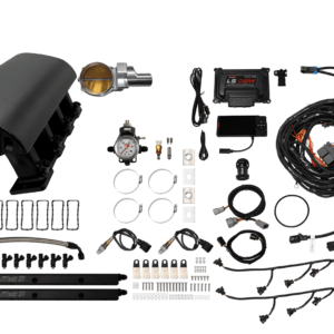 73094DBWSBNP Ultimate Rebel Black Tall LS1 750 HP EFI System Tall Cathedral Intake DBW Brilliant Billet 102mm TB With Trans Control No Pedal