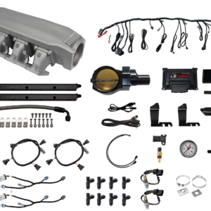 73103DBWBBNP Nitro-Port Cast LS1 500 HP EFI System Short Cathedral Intake DBW Black Billet 92mm TB Without Trans Control No Pedal