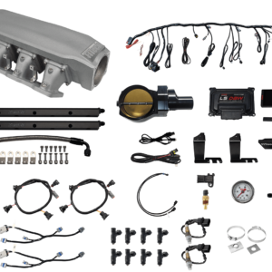 73105DBWBBNP Nitro-Port Cast LS1 750 HP EFI System Short Cathedral Intake DBW Black Billet 102mm TB Without Trans Control No Pedal