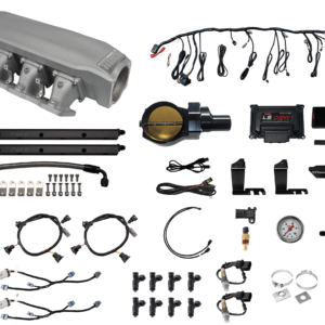 73107DBWBBNP Nitro-Port Cast LS1 1000 HP EFI System Short Cathedral Intake DBW Black Billet 102mm TB Without Trans Control No Pedal