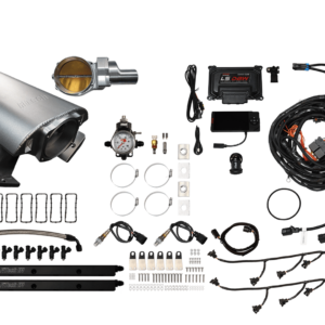 73123DBWSBNP Ultimate Rebel Satin Tall LS1 750 HP EFI System Tall Cathedral Intake DBW Brilliant Billet 102mm TB Without Trans Control No Pedal