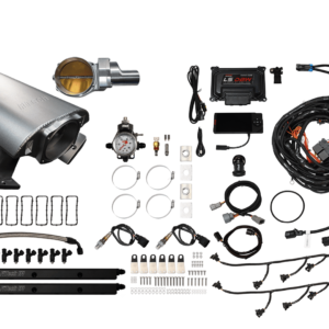 73126DBWSBNP Ultimate Rebel Satin Tall LS1 1000 HP EFI System Tall Cathedral Intake DBW Brilliant Billet 102mm TB With Trans Control No Pedal