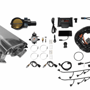 73141DBWBBNP Ultimate Rebel Brilliant Tall LS1 500 HP EFI System Tall Cathedral Port Intake DBW Black Billet 92mm TB Without Trans Control No Pedal