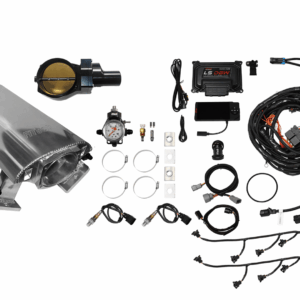 73144DBWBBNP Ultimate Rebel Brilliant Tall LS1 750 HP EFI System Tall Cathedral Intake DBW Black Billet 102mm TB With Trans Control No Pedal