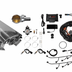 73145DBWSBNP Ultimate Rebel Brilliant Tall LS1 1000 HP EFI System Tall Cathedral Intake DBW Brilliant Billet 102mm TB Without Trans Control No Pedal