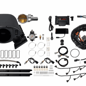 73176DBWSBNP Ultimate Rebel Black Short LS3 1000 HP EFI System Short LS3 Port Intake DBW Brilliant Billet 102mm TB With Trans Control No Pedal