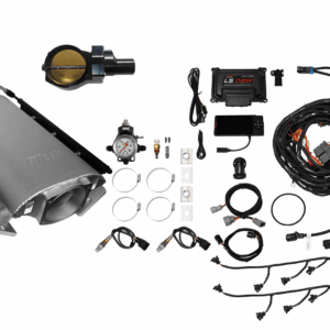 73191DBWBBNP Ultimate Rebel Satin Short LS3 500 HP EFI System Short LS3 Port Intake DBW Black Billet 92mm TB Without Trans Control No Pedal