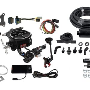 31092 Go EFI 2 Barrel 400 HP Black EFI System With Inline Fuel Delivery Master Kit