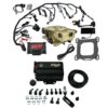 35571 Retro LS 650 HP Classic Gold EFI System With Go Fuel Force Fuel Mini Surge Tank Master Kit