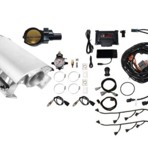 73252DBWBBNP Ultimate Rebel Satin Tall LS3 500 HP EFI System Tall LS3 Port Intake DBW Black Billet 92mm TB With Trans Control No Pedal